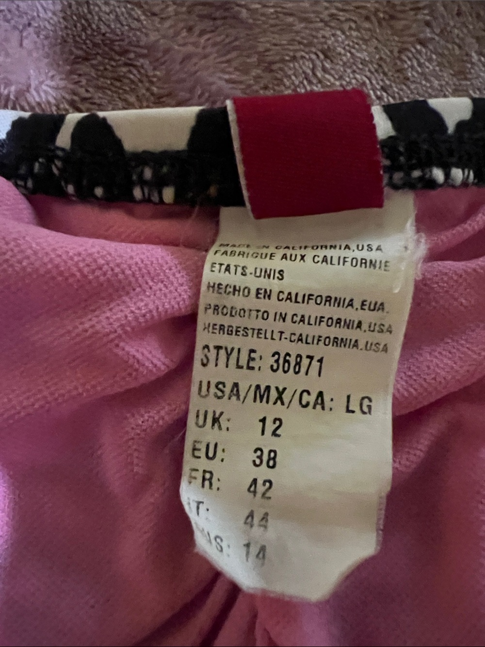 Guess Leopard Print Bikini Bottoms with Pink Lining - Picture 3 of 5